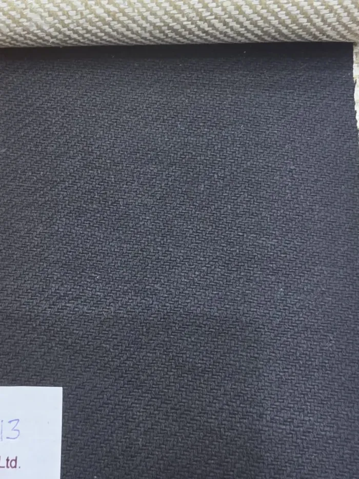 Solid Black Textured Matka Silk Fabric - Banarasi Matka KashiFab Solid Black Textured Matka Silk Fabric - Banarasi Matka