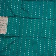 KashiFab Teal Banarasi Silk Coord Set online - authentic Varanasi Banarasi silk coord set