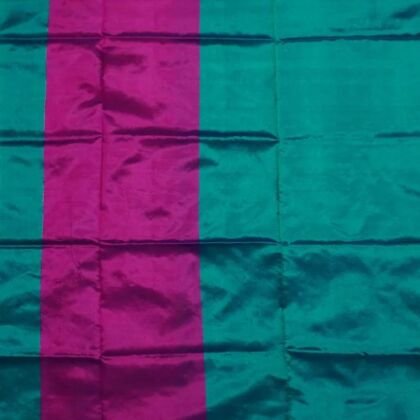 KashiFab Teal Banarasi Silk Coord Set online - authentic Varanasi Banarasi silk coord set - detail view 2