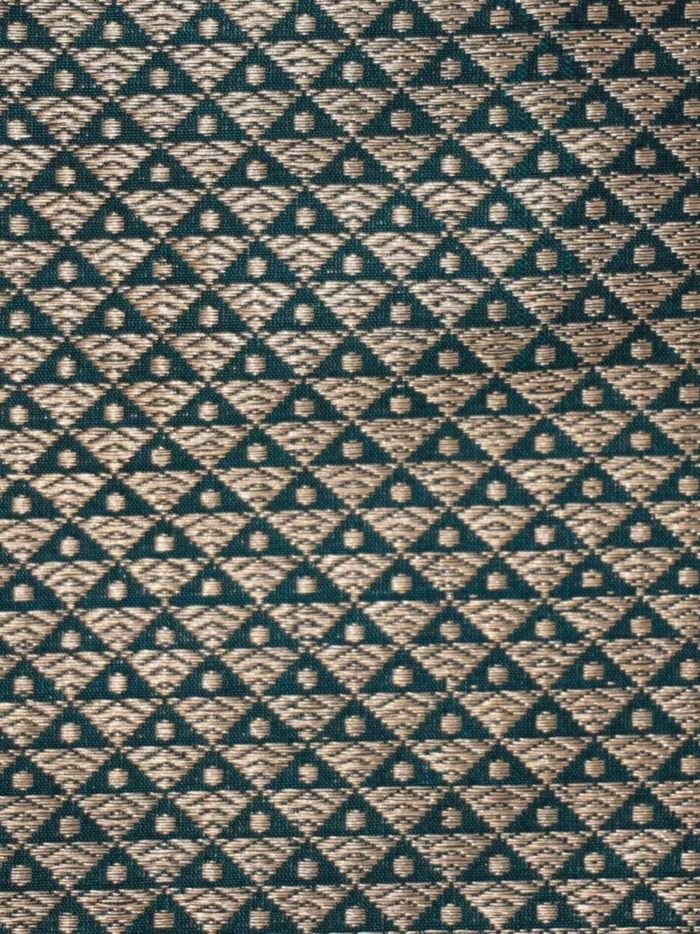 KashiFab Teal Banarasi Silk Saree online - authentic Varanasi Banarasi silk saree - detail view 7